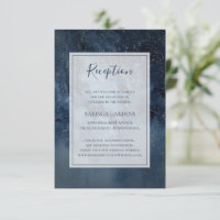 Celestial Night Sky With Frame Wedding Reception