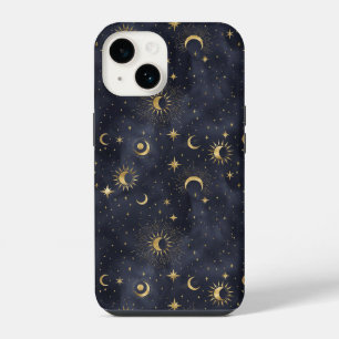 Celestial Night sky with stars sun moon Case-Mate iPhone 14 Case