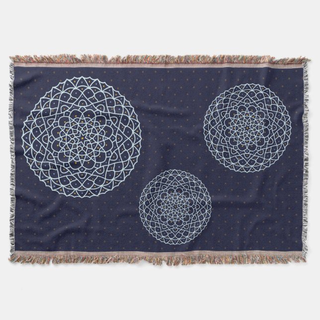 Celestial Night Throw Blanket (Front)