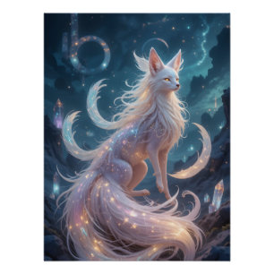 Celestial Nine-Tailed Fox Poster