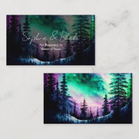Celestial Northern Lights Wedding Registry