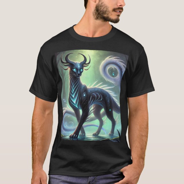  Celestial Panther Spirit T-Shirt (Front)
