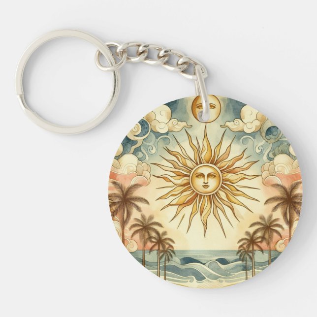 Celestial Paradise Key Ring (Front)