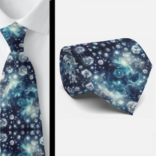 Celestial Pattern Diamond Tie