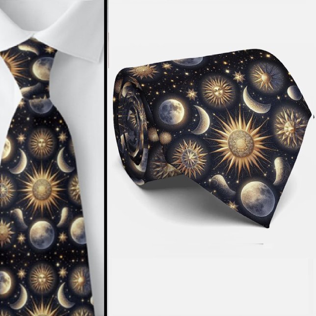 Celestial Pattern Diamond Tie (Creator Uploaded)