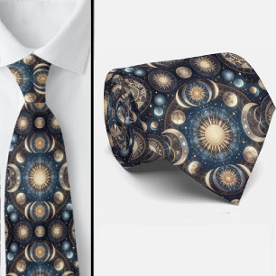 Celestial Pattern Tie