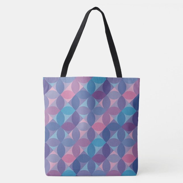 Celestial Petal Waves Tote Bag (Front)