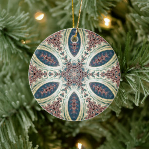 Celestial Petals of Infinity Ceramic Tree Decoration