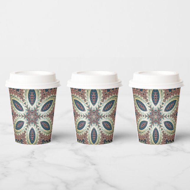 Celestial Petals of Infinity Paper Cups (Multi)