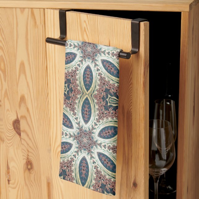 Celestial Petals of Infinity Tea Towel (Thirds Fold)