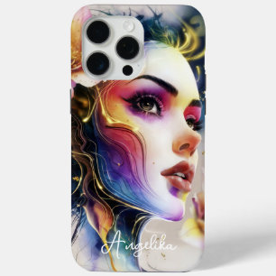 Celestial Phone Cover Painted Woman Fantasy Lover 