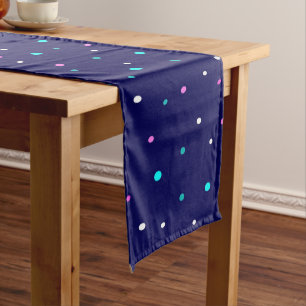Celestial Polka Dots Short Table Runner