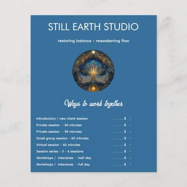 Celestial Portal | Tree of Life Flyer (Front)