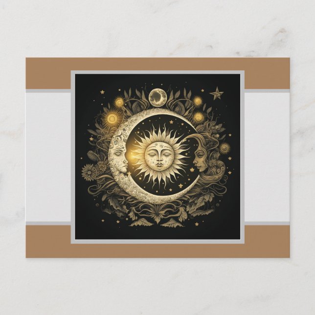 Celestial Postcard Illustration (Front)