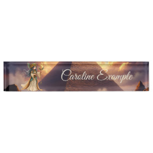 Celestial Priestess of the Golden Pyramid Nameplate