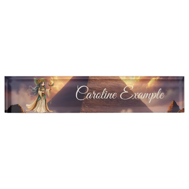 Celestial Priestess of the Golden Pyramid Nameplate (Front)