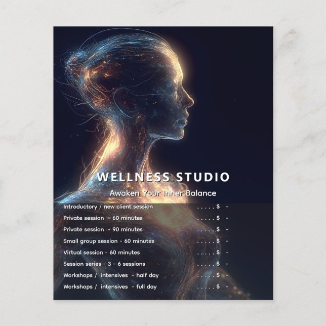 Celestial Pulse Energy Healing Flyer (Front)