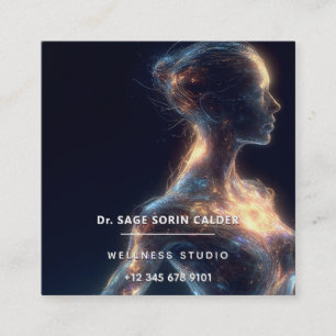 Celestial Pulse Energy Healing Square Business Card