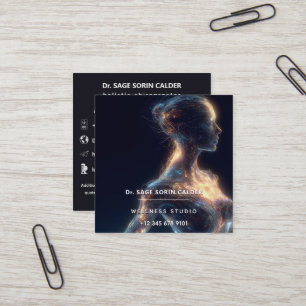 Celestial Pulse Energy Healing Square Business Card