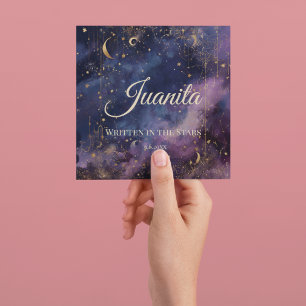 Celestial Quinceañera, custom Invitation