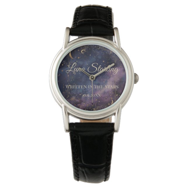 Celestial Quinceañera, custom Watch (Front)