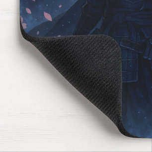 Celestial Samurai Mouse Pad Dark Fantasy Anime