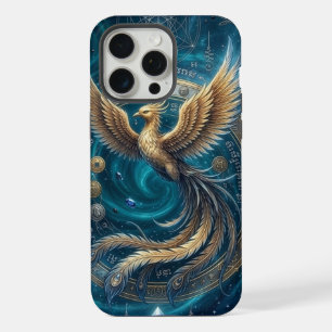 Celestial Sapphire Phoenix Sigil iPhone 15 Pro Max Case