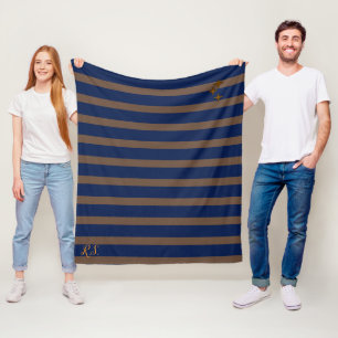 Celestial Scholar Blue Fleece Blanket