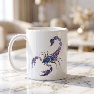 Celestial Scorpion Mug Luxury Line Art
