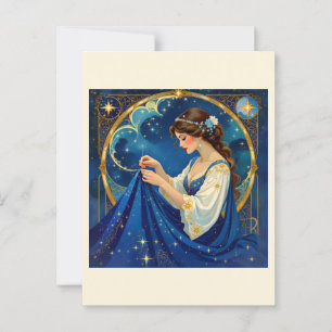 Celestial Seamstress - Sewing Lover - Sewing Gift Postcard