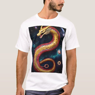 Celestial Serpent - Guardian of the Cosmos" T-Shirt