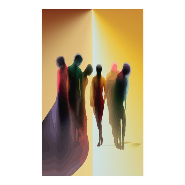 Celestial Shadows: A Soulful Celebration Photo Print (Front)