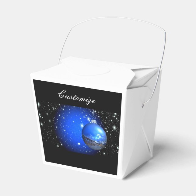 celestial sky customised favour box (Front Side)