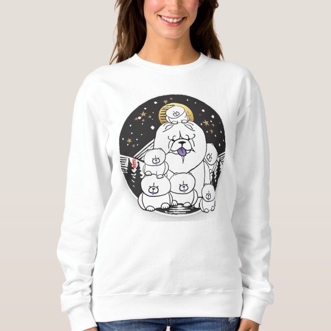CELESTIAL SONG  Chow dog  Sweatshirt (Front)