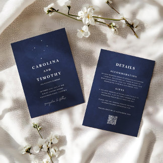 Celestial Southern Cross Crux Wedding Invitation