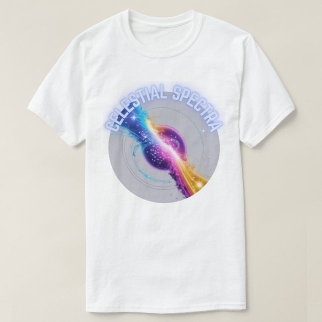 Celestial Spectra - Spectrum of the stars T-Shirt (Design Front)