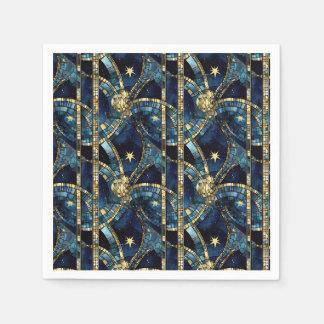 Celestial Stained Glass Napkin