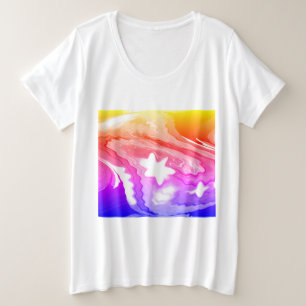Celestial star fashion trendy pretty plus size T-Shirt