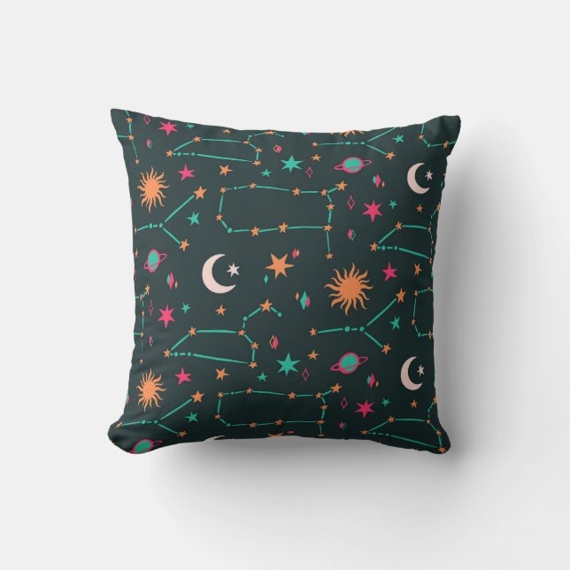 Celestial Star Map Cushion (Front)