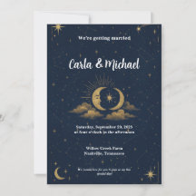 Celestial Starry Night Wedding