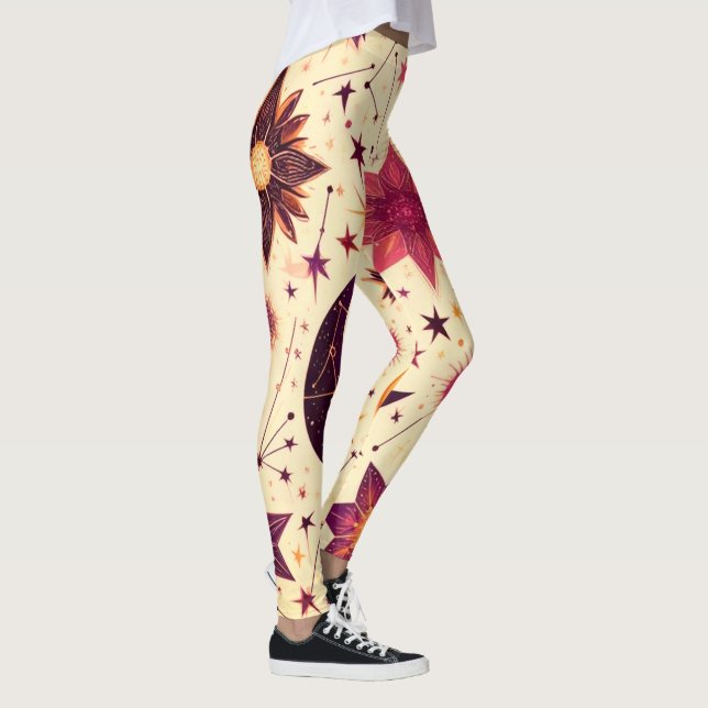Celestial Stars Dreams Leggings (Right)