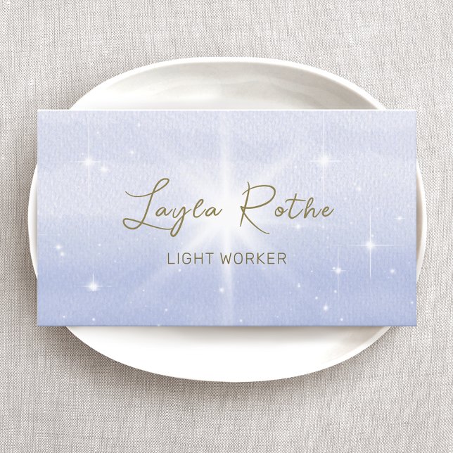 Celestial Stars-, Light Worker Business Card (Creator Uploaded)