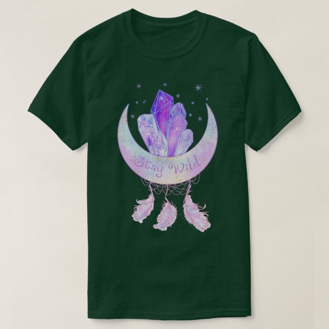 celestial sticker stay wild Classic TShirt (Design Front)