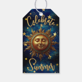 Celestial Summer Celebrate Summer  Gift Tags