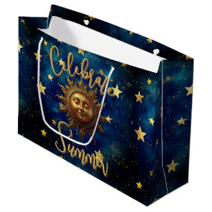 Celestial Summer Celebrate Summer Large Gift Bag