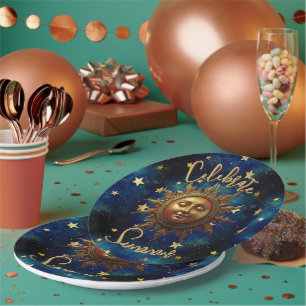 Celestial Summer Celebrate Summer  Paper Plate