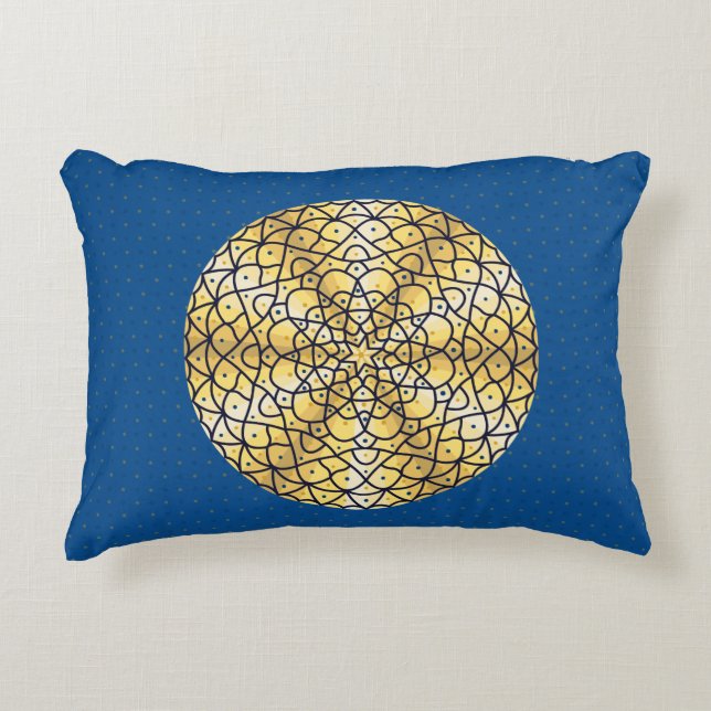 Celestial Sun Accent Pillow (Front)