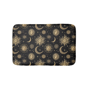 Celestial Sun and Moon Bath Mat