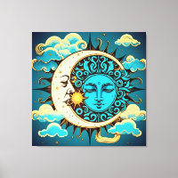 Celestial Sun and Moon