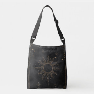 Celestial Sun and Moon Crossbody Bag